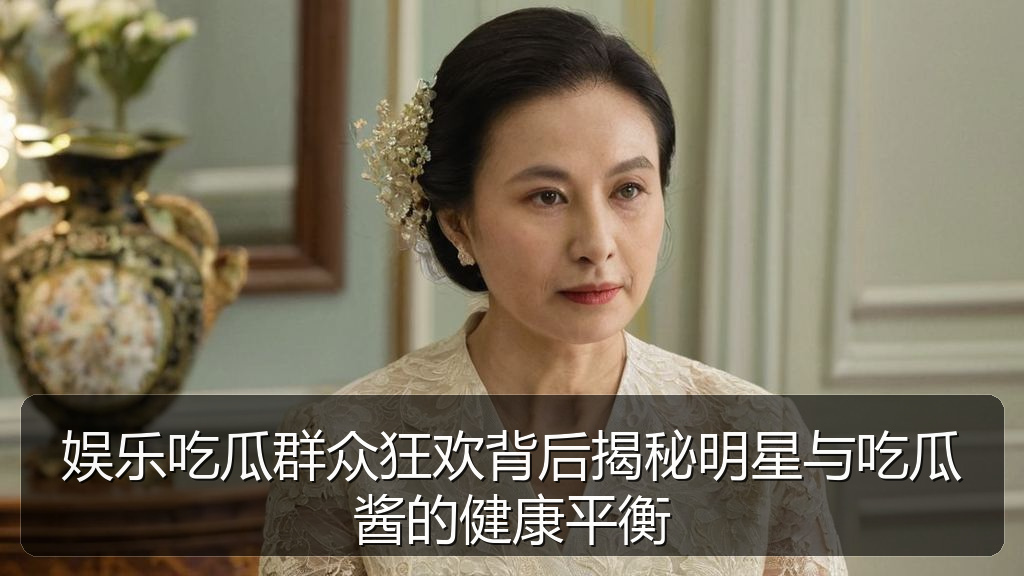 娱乐吃瓜群众狂欢背后揭秘明星与吃瓜酱的健康平衡