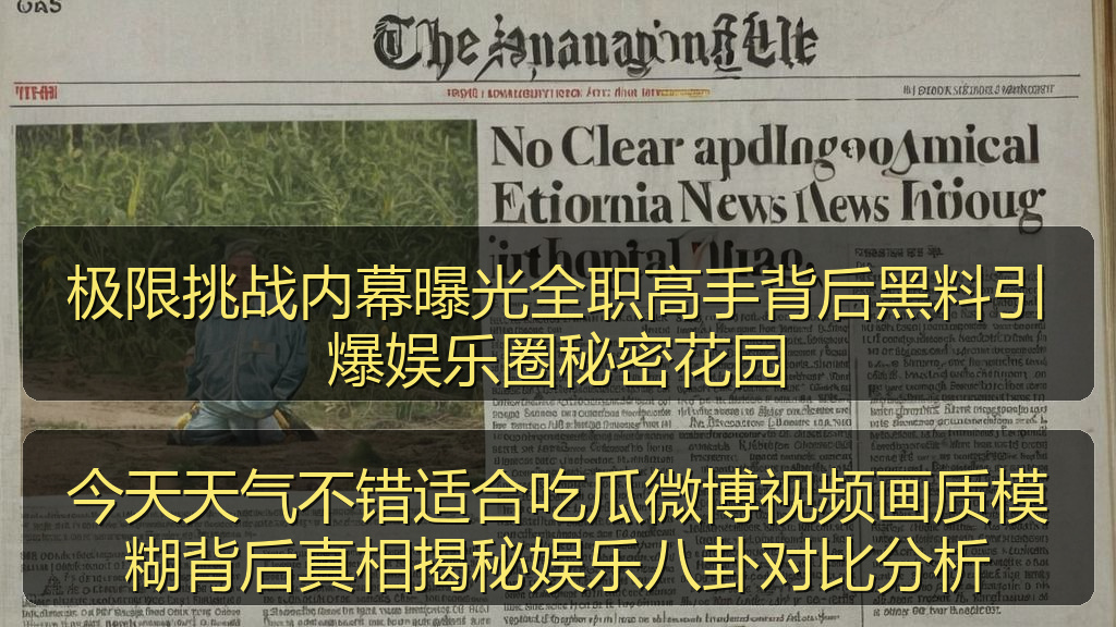 今天天气不错适合吃瓜微博视频画质模糊背后真相揭秘娱乐八卦对比分析